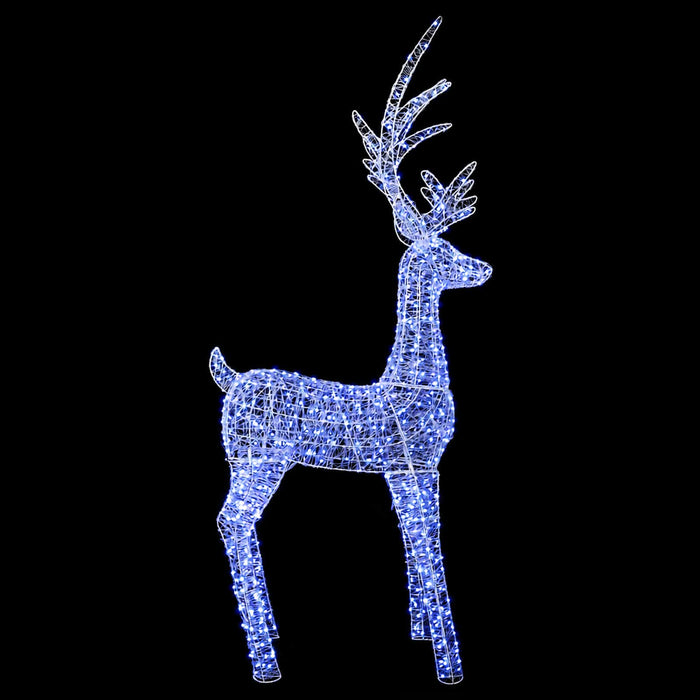 Ren de Crăciun LED tip figurină 1000 LED-uri Albastru WALTI