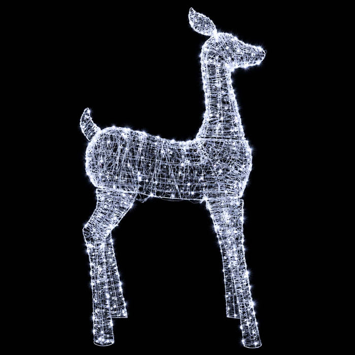 Ren de Crăciun LED tip figurină LOVIISA 900 LED-uri Alb rece WALTI