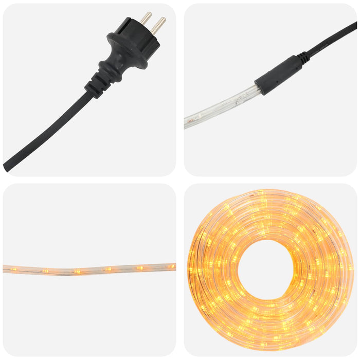 Furtun luminos LED de Crăciun 1200 LED-uri Galben 50 m WALTI