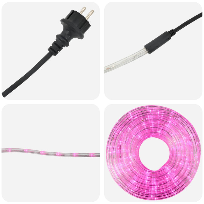 Furtun luminos LED de Crăciun 480 LED-uri Roz 20 m WALTI
