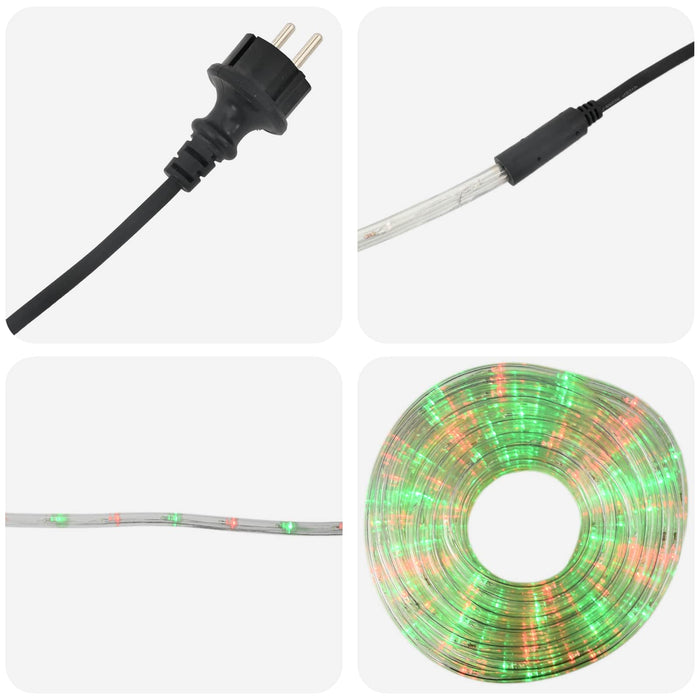 Furtun luminos LED de Crăciun 480 LED-uri Roșu și Verde 20 m WALTI