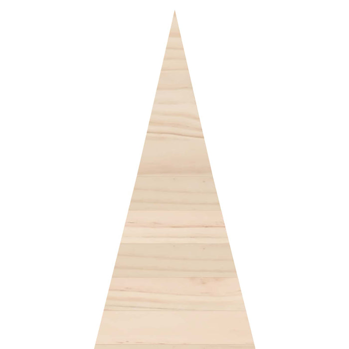 Brad de Crăciun din lemn KOTKA 240 cm Lemn masiv de pin Natural WALTI