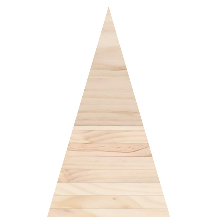 Brad de Crăciun din lemn KOTKA 90 cm Lemn masiv de pin Natural - WALTI WALTI