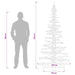 Brad de Crăciun din lemn KOTKA 210 cm Lemn masiv de pin - WALTI WALTI
