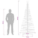 Brad de Crăciun din lemn KOTKA 240 cm Lemn masiv de pin Natural - WALTI WALTI