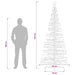 Brad de Crăciun din lemn KOTKA 240 cm Lemn masiv de pin Natural - WALTI WALTI