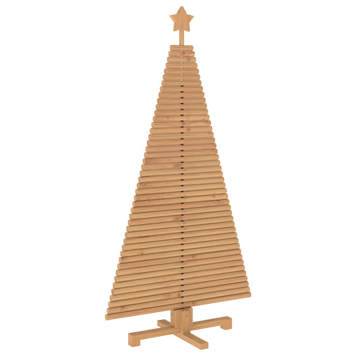 Brad de Crăciun din lemn KOTKA 150 cm Lemn masiv de pin WALTI