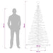 Brad de Crăciun din lemn KOTKA 210 cm Lemn masiv de pin - WALTI WALTI