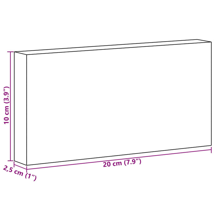 Piatră de Sare 20 pcs Roz 20 x 2,5 x 10 cm Sare de Piatră - WALTI WALTI