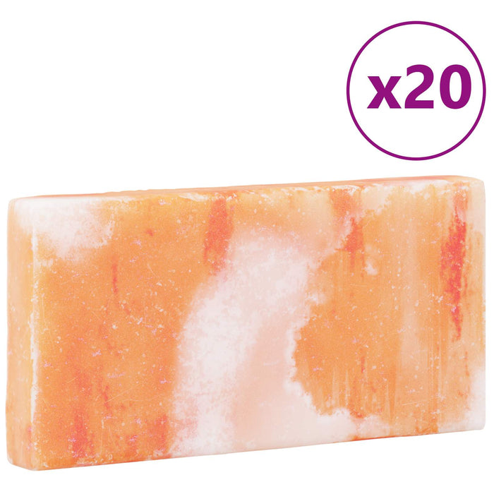 Piatră de Sare 20 pcs Roz 20 x 2,5 x 10 cm Sare de Piatră - WALTI WALTI