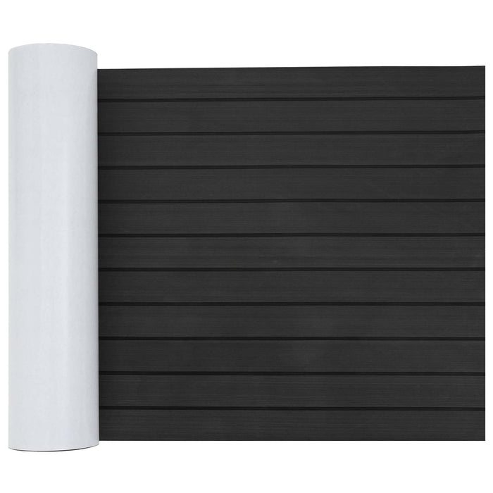 Covor pentru Bărci Dungi Gri Închis și Negru 240 x 60 cm EVA WALTI