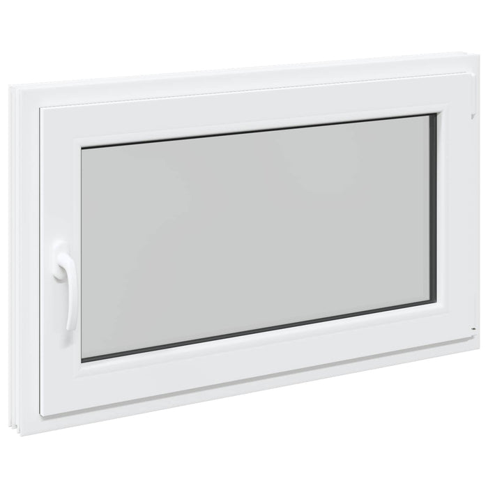 Fereastră pentru subsol RISOR 100 x 60 cm PVC și Sticlă Alb WALTI