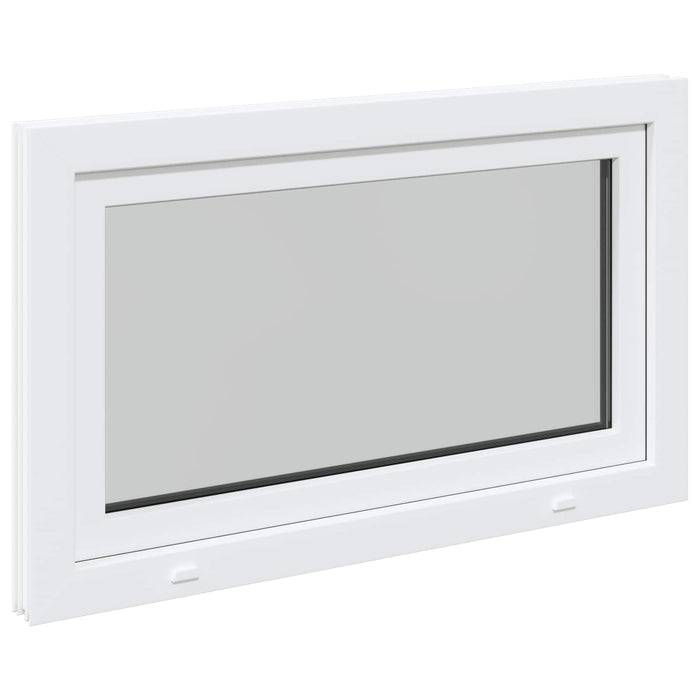 Fereastră pentru subsol RISOR 100 x 60 cm PVC și Sticlă Alb WALTI