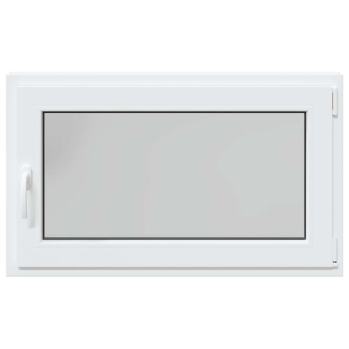 Fereastră pentru subsol RISOR 100 x 60 cm PVC și Sticlă Alb WALTI