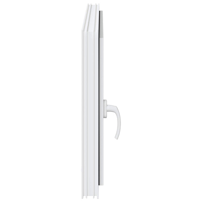Fereastră pentru subsol RISOR 100 x 60 cm PVC și Sticlă Alb WALTI