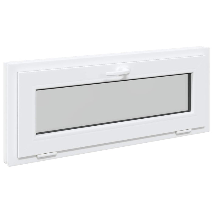 Fereastră pentru subsol RISOR 100 x 40 cm PVC și Sticlă Alb - WALTI WALTI