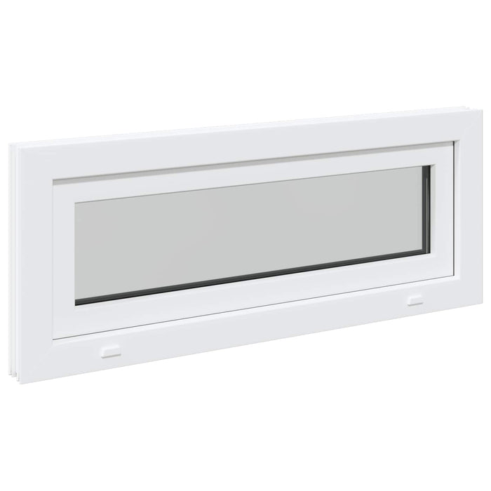 Fereastră pentru subsol RISOR 100 x 40 cm PVC și Sticlă Alb - WALTI WALTI
