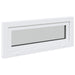 Fereastră pentru subsol RISOR 100 x 40 cm PVC și Sticlă Alb - WALTI WALTI