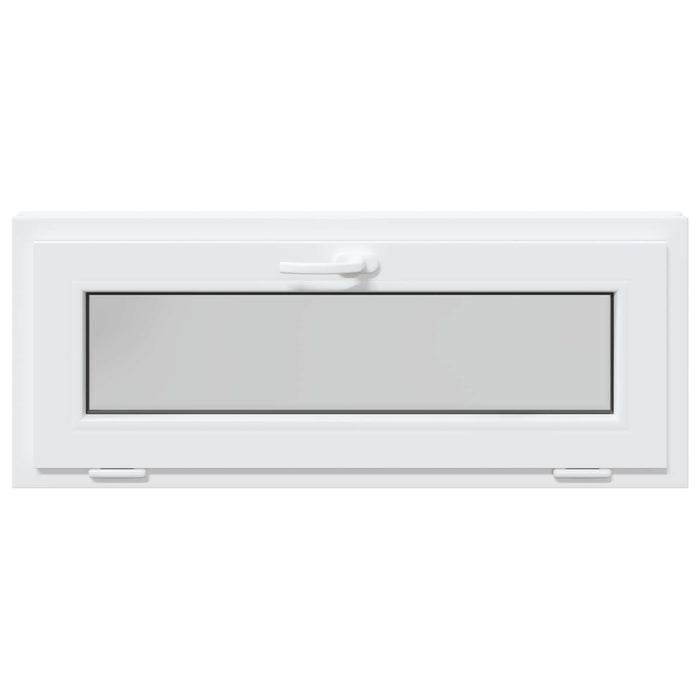 Fereastră pentru subsol RISOR 100 x 40 cm PVC și Sticlă Alb - WALTI WALTI