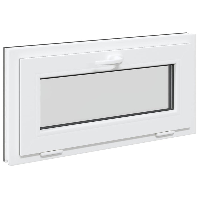 Fereastră pentru subsol RISOR 80 x 40 cm PVC și Sticlă Antracit - WALTI WALTI