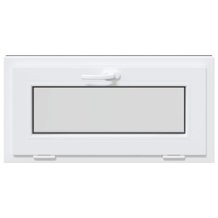 Fereastră pentru subsol RISOR 80 x 40 cm PVC și Sticlă Antracit - WALTI WALTI