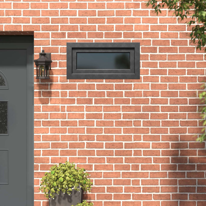 Fereastră pentru subsol RISOR 80 x 40 cm PVC și Sticlă Antracit - WALTI WALTI
