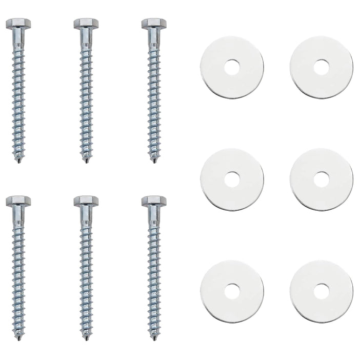 Ancoră de Pământ 6 pcs Argintiu Ø10 x 30 cm Metal Galvanizat WALTI