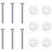 Ancoră de Pământ 6 pcs Argintiu Ø10 x 40 cm Metal Galvanizat - WALTI WALTI