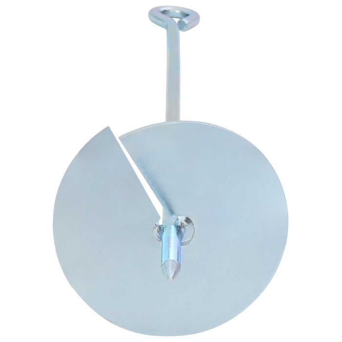 Ancoră de Pământ 2 pcs Argintiu Ø10 x 50 cm Metal Galvanizat WALTI