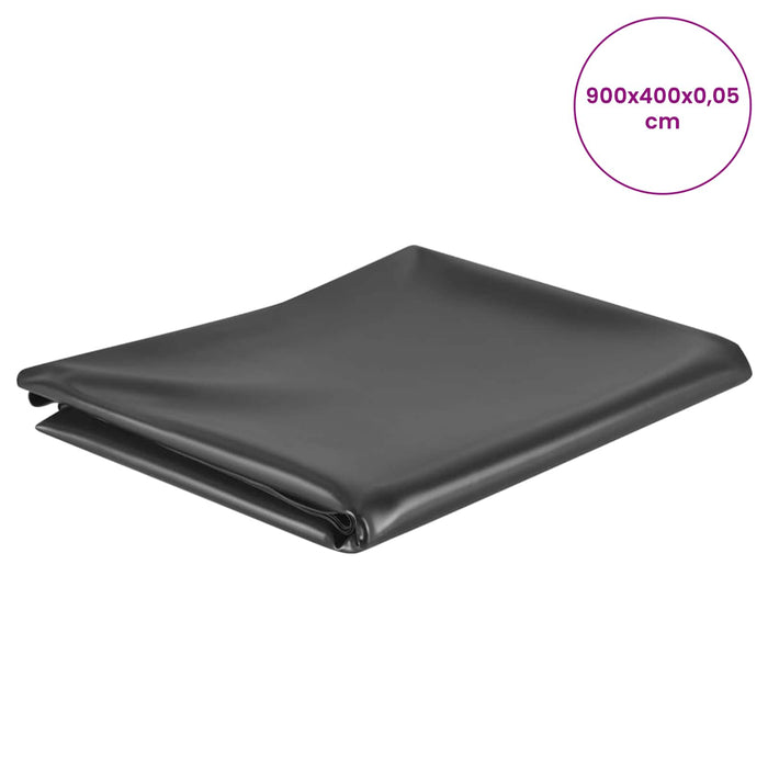 Folie pentru Iaht 9 x 4 m PVC 0,5 mm Negru WALTI