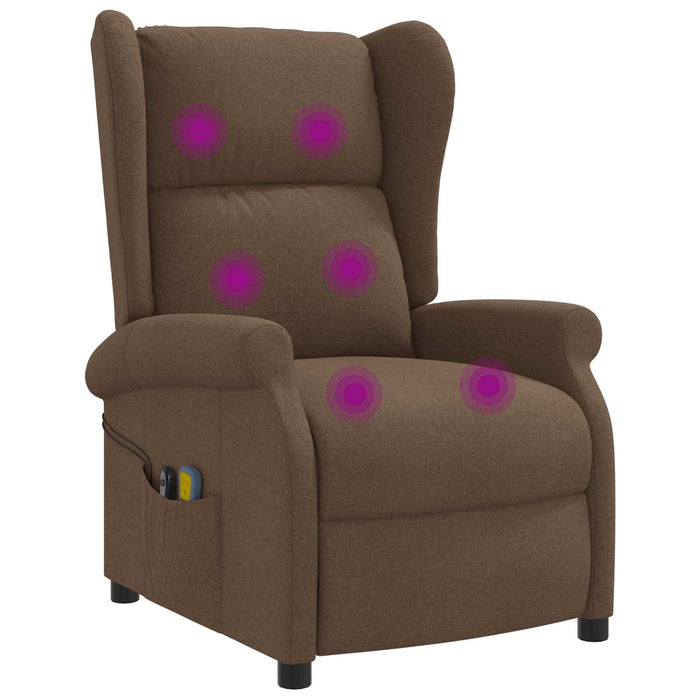 Fotoliu recliner electric cu spătar înclinat Maro Țesătură WALTI