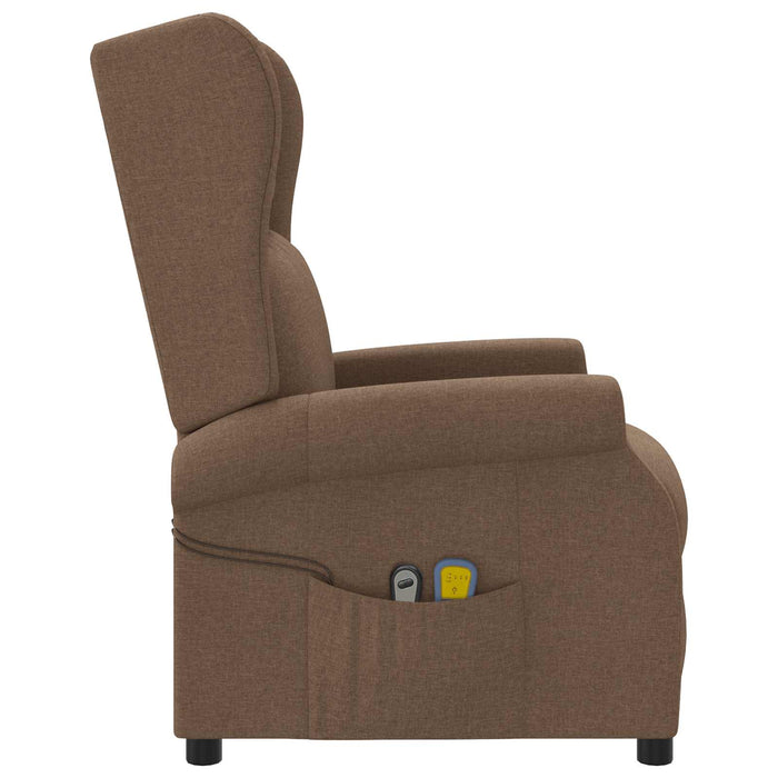 Fotoliu recliner electric cu spătar înclinat Maro Țesătură WALTI