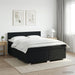 Pat boxspring cu saltea Negru 160 x 200 cm Țesătură - WALTI WALTI