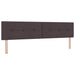 Pat boxspring cu saltea Maro închis 200 x 200 cm Țesătură - WALTI WALTI