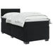 Pat boxspring cu saltea cu headboard Negru 90 x 200 cm Catifea - WALTI WALTI