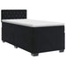 Pat boxspring cu saltea cu headboard Negru 100 x 200 cm Catifea - WALTI WALTI