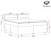 Pat boxspring cu saltea cu headboard Negru 160 x 200 cm Catifea - WALTI WALTI