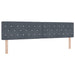 Pat boxspring cu saltea Gri închis 200 x 200 cm Catifea - WALTI WALTI