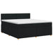 Pat boxspring cu saltea Negru 140 x 190 cm Țesătură - WALTI WALTI
