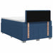 Pat boxspring cu saltea albastru 120 x 200 cm Țesătură - WALTI WALTI