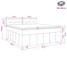 Pat boxspring cu saltea Negru 140 x 190 cm Țesătură - WALTI WALTI