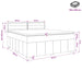 Pat boxspring cu saltea Maro închis 160 x 200 cm Țesătură - WALTI WALTI