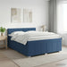 Pat boxspring cu saltea albastru 160 x 200 cm Țesătură - WALTI WALTI