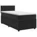 Pat boxspring cu saltea cu headboard Negru 90 x 200 cm Catifea - WALTI WALTI