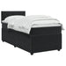 Pat boxspring cu saltea cu headboard Negru 90 x 200 cm Catifea - WALTI WALTI