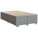 Pat box spring cu saltea și LED Gri deschis 120 x 190 cm - WALTI WALTI