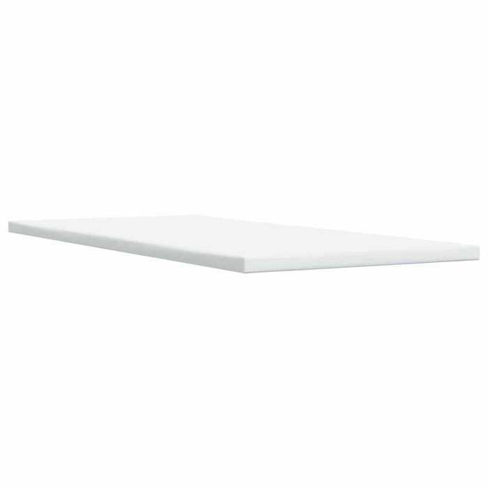 Pat box spring cu saltea și LED albastru 100 x 200 cm Catifea WALTI