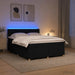 Pat boxspring cu saltea Negru 140 x 190 cm Țesătură - WALTI WALTI