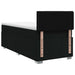 Pat boxspring cu saltea cu benzi LED Negru 90 x 200 cm Țesătură - WALTI WALTI