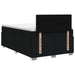 Pat boxspring cu saltea Negru 120 x 200 cm Țesătură - WALTI WALTI